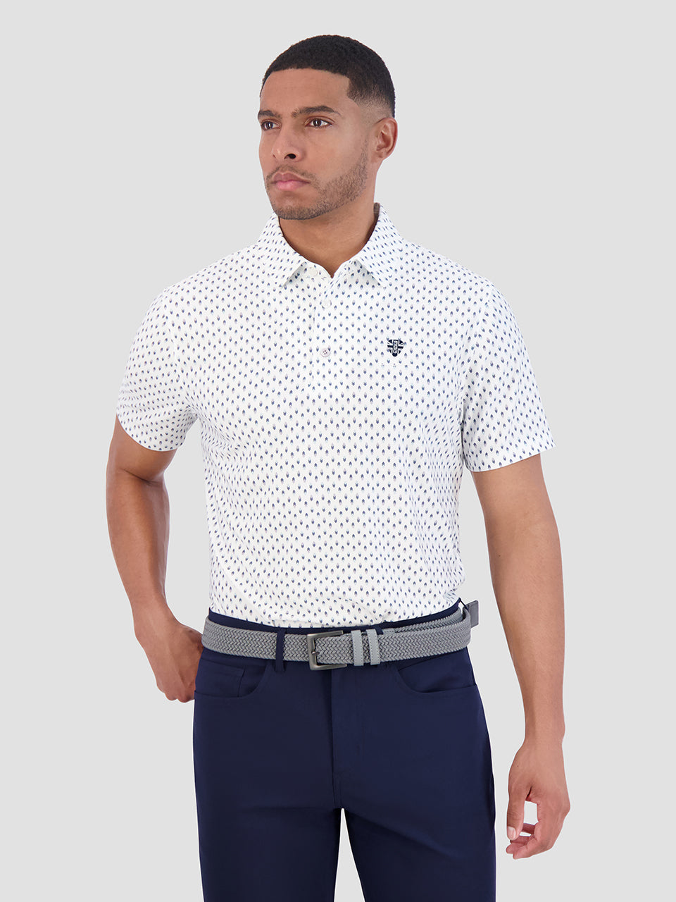 Polos Ben Sherman Chequerboard Geo Blanche | DME-29111980